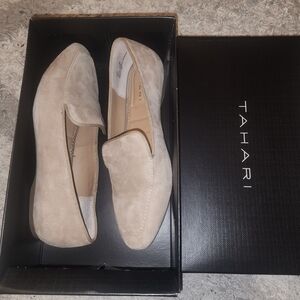 Tahari Women's Genuine Leather Loafers